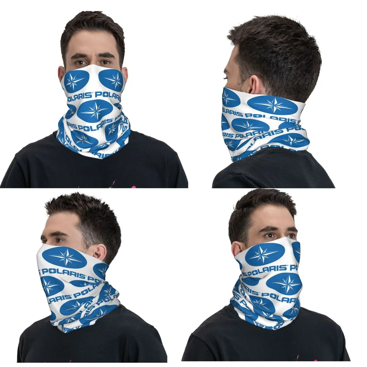 

Polaris Logo Bandana Neck Cover Printed Wrap Scarf Multi-use Face Mask Unisex Adult Winter