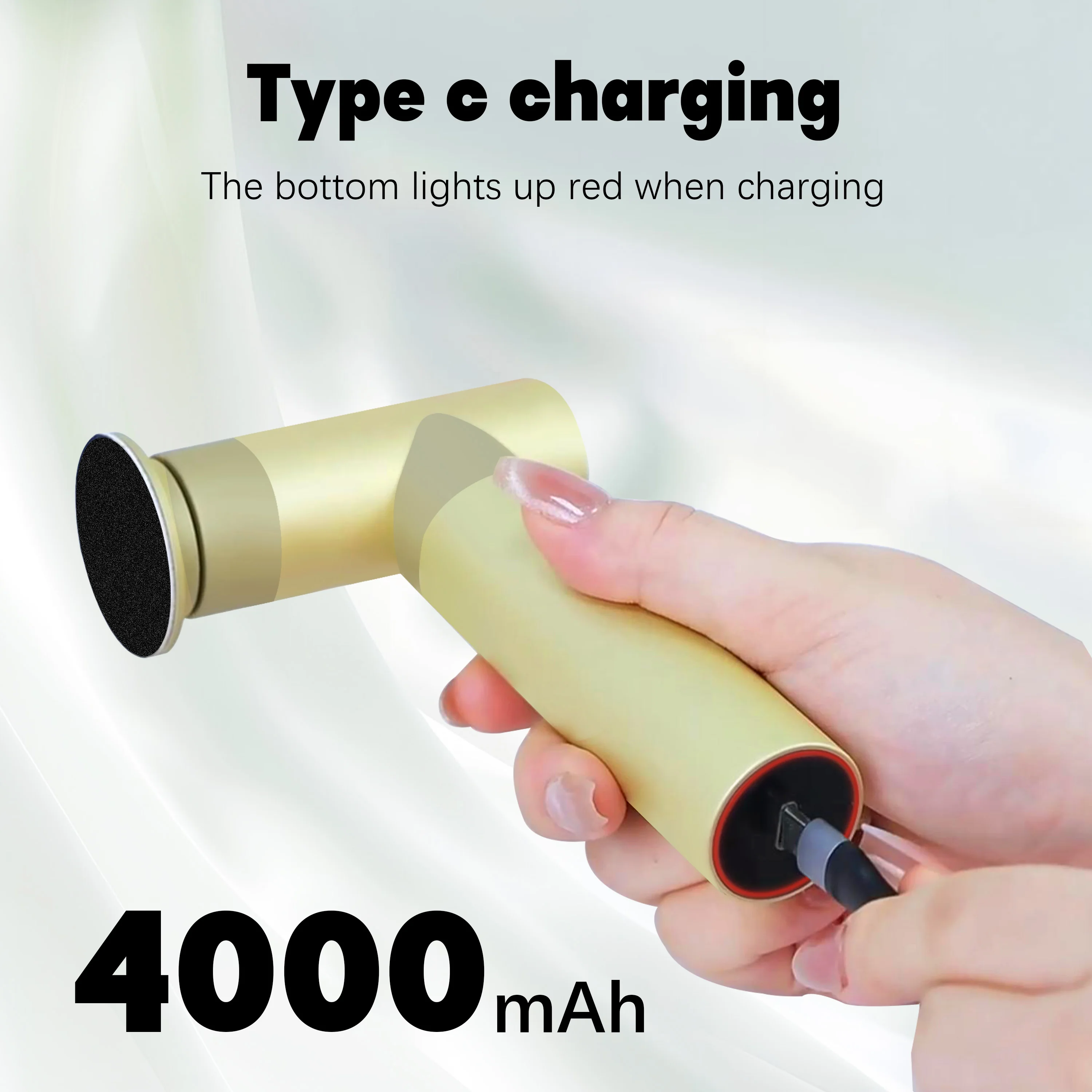 YTYIN 60w充電式ポータブル電子フットファイル、ペディキュアツール、電動角質除去キット、プロ仕様の足ケア