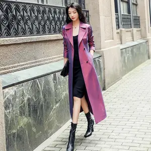 Purple Trench Coats Women Purple Trench Coat Woman Long Purple Trench Coat New Aliexpress