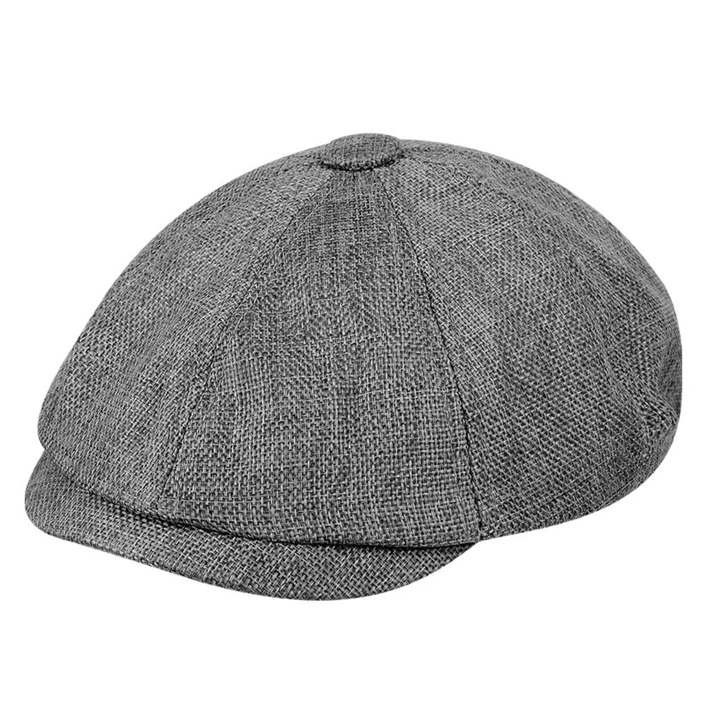 Classic Hat for Men Caps Vintage Retro Tweed Peaky Blinders Beret Hat Flat Peaked Cap Street Hats for Women Men view 7