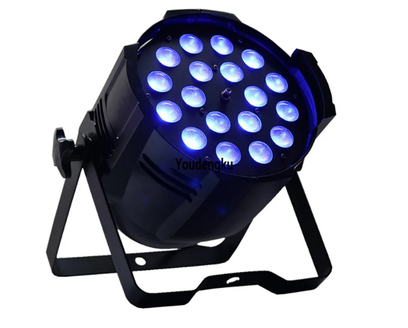 6 pieces par led dmx 18x10 rgbw 4in1 led par64 zoom disco bar club party lights