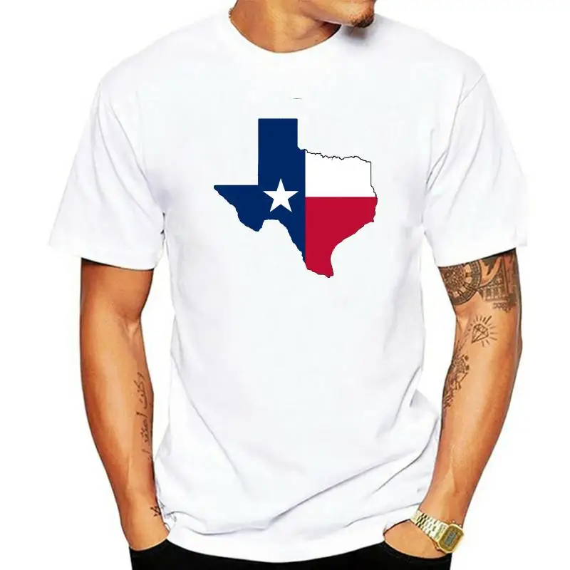 Men Faded Distressed Texas Lone Star State Flag T-shirt Adult T Shirt Casual Cotton Hip Hop Casual Great Discount