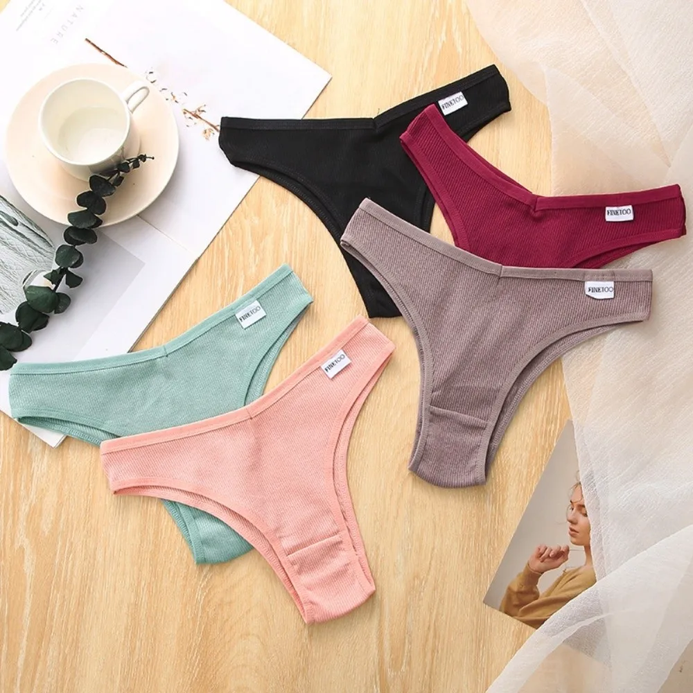 4 قطعة الخامس الخصر النساء القطن سراويل مجموعة القطن المنشعب الأوسط الخصر الرياضة نمط ملخصات 4 قطعة لون عشوائي رسالة السروال سيدة #1