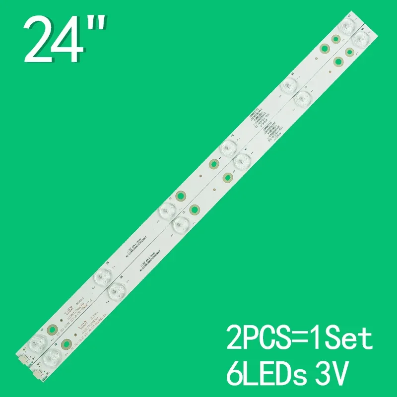 

LED strip GC236D06 ZC14F-03 for 24 inch TV 24M1 GC236D06 ZC14F 03 for 24M1 TV 6LED 3V 2pcs/set TV LED GC236D06-ZC14F-03