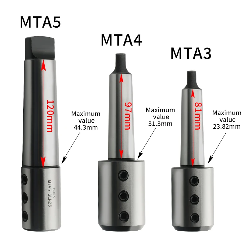 MTA3/4/5 SLN20/25/32/40 morse taper holder MTA high quality Morse Taper drill bit Morse Taper milling cutter