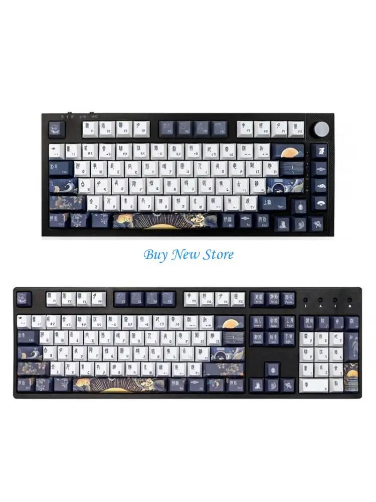 

20ce 130pcs китайский оперный краситель-Sub PBT-Keycaps FormX-Switch Механическая клавиша клавиш