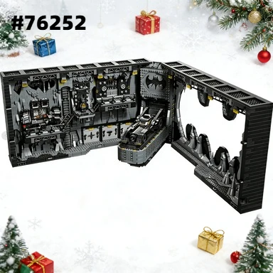 Batcave Shadow Box Building Blocks Classic 1989 Model Bricks Home Decor 3981PCS Toys Birthday Gifts 76252