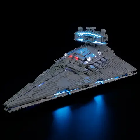 (Solo luz LED sin ladrillos) 75394 Imperials Star Destroyers Vía Láctea (no incluye bloques de construcción Kits de ladrillos juegos modelo)