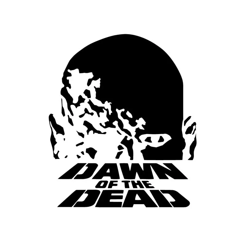 

Personality Dawn of The Dead George A Romero Horror ZOMBIE Decal Car Sticker Waterproof Decal Vinyl,11cm*14cm