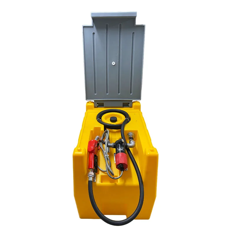 

53L/240L/480L/500L Electric Portable Fuel Gasoline Diesel Caddy Transfer Tank For On-Site Refueling