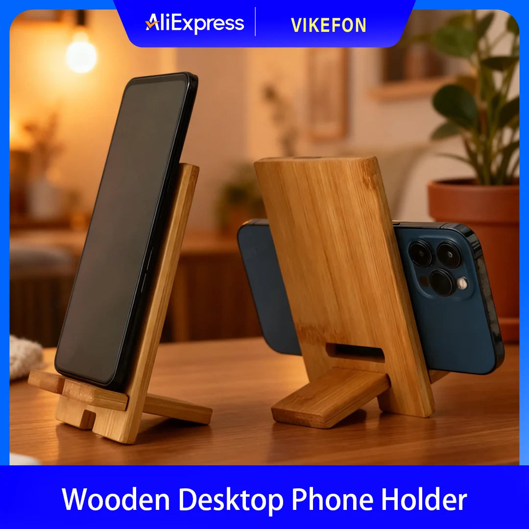 

Wooden Desktop Phone Holder Lazy Phone Stand Smartphone Charging Stand Lazy Phone Bracket Mobilephone Support Tablet Stand