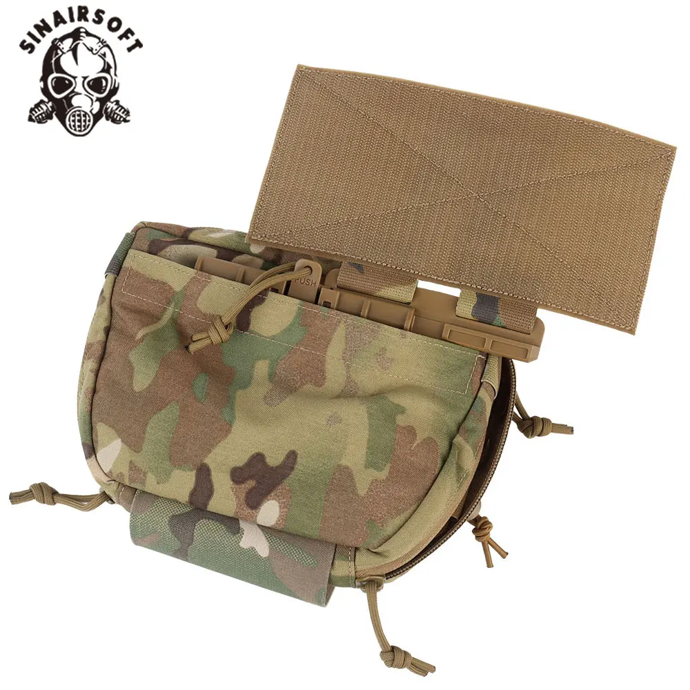 Imagem -03 - Tactical Raid Drop Pouch v2 Fanny Pack Tubo de Implantação Rápida Inserção de Loop Removível Hunting Vest Expansion Medical Sub Bolsa Fanny Pack