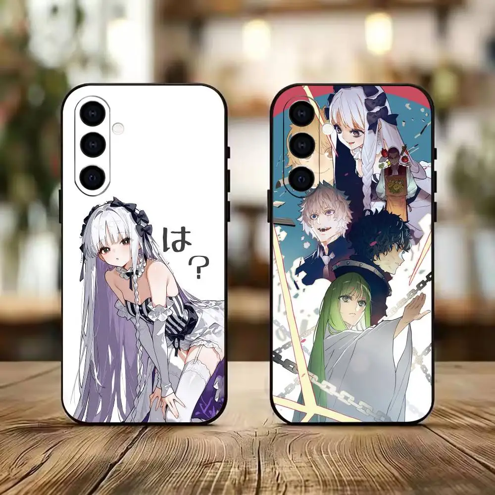 F-Fate S-Strange Fake  Phone Case Black Silicone Soft For Samsung A73,A72,A71,A70,A53,A52,A51