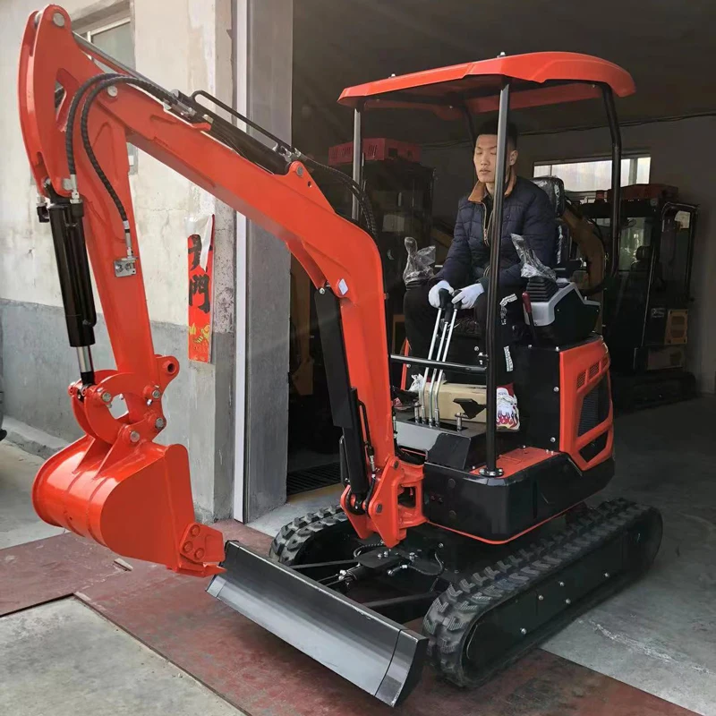 Vendita meccanica di personalizzazione in fabbrica Mini escavatore idraulico da 1800 kg Piccolo escavatore Escavatore Kubota da 1,8 tonnellate Prezzo competitivo