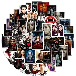 50PCS American TV series The Vampire Diaries Personalized Graffiti Creative Stickers Toy Guitar Computer Refrigerator Decoration