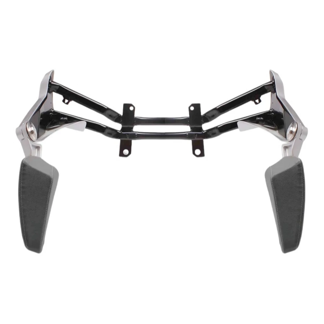 Motorcycle Adjustable Passenger Armrests Comfortably Padded Armrests - Black Fit For BMW K1600GTL K 1600 GT K1600 2010-2018