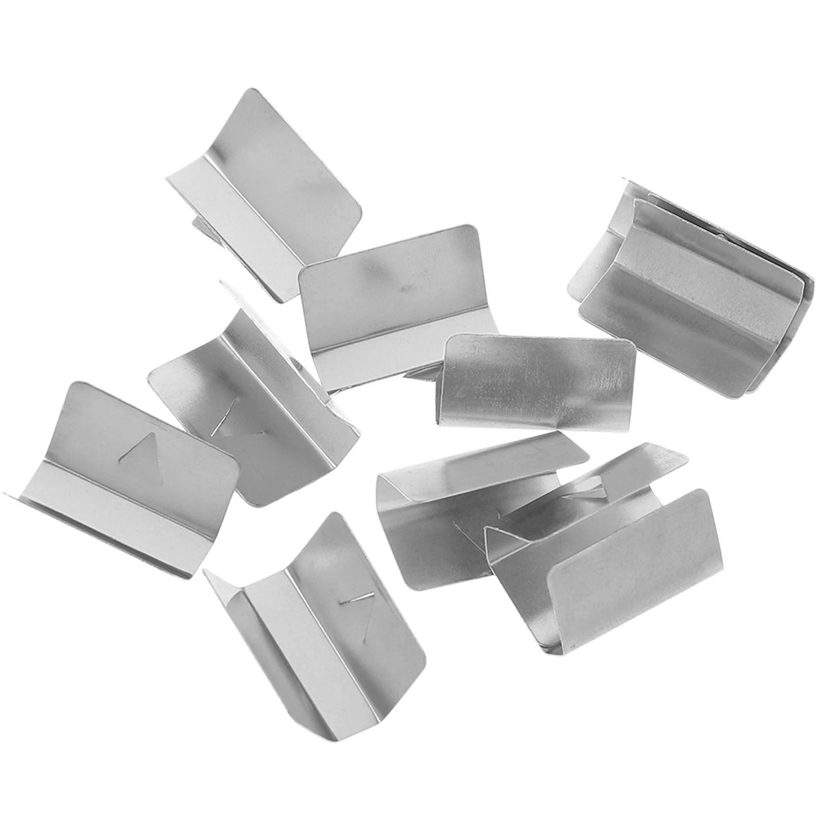 

12Pcs Windshield Rack Wind Deflector Clips Strong Iron Mounting Clips for Rain Guard Deflector Channel Fixing Hardware