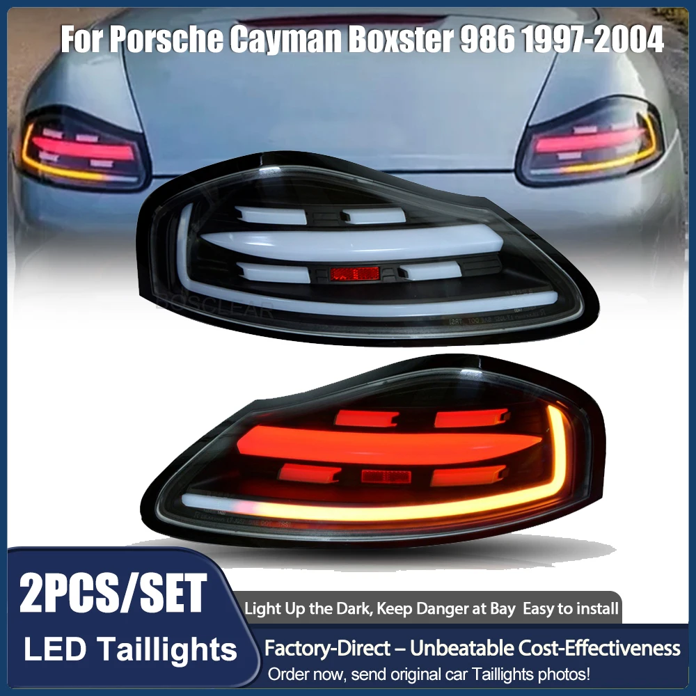 

Автомобильные задние фонари в сборе для Porsche Boxster, задний фонарь 986 1997-2004, обновление заднего фонаря, полностью светодиодные задние фонари, оптовая продажа фар