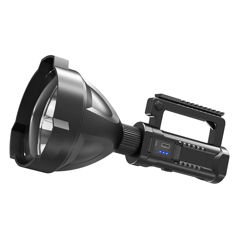 Imagem -03 - Melhor Lanterna Led Brilhante Cabeça Recarregável Searchlight Handheld Tocha Luz de Trabalho Spotlight Floodling Lanterna Xhp70.2 o