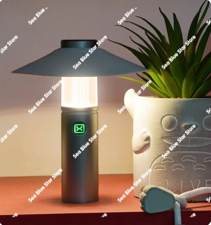 Convenient camping Magnetic hook Dual light source LED camp atmosphere light Emergency light New outdoor three-in-one