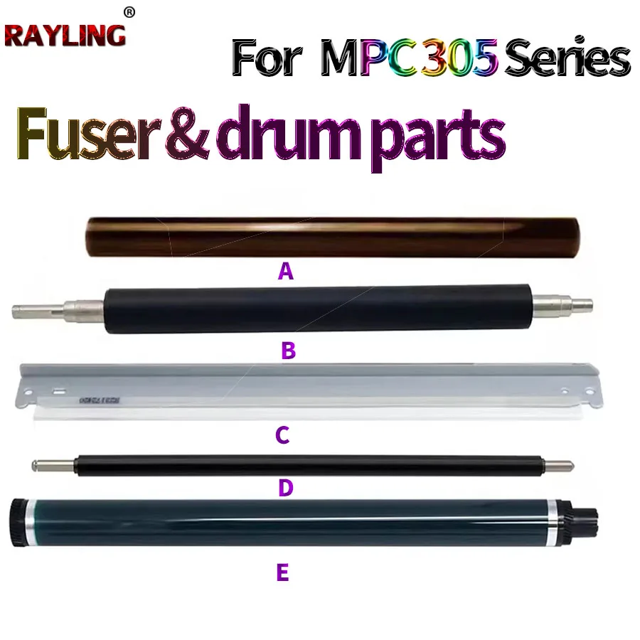 

Opc Drum Cleaning Blade Priamry Charge Roller Pressure Roller Fuser Film Sleeve For Ricoh Aficio MP C305 C306 C406 C307 C407
