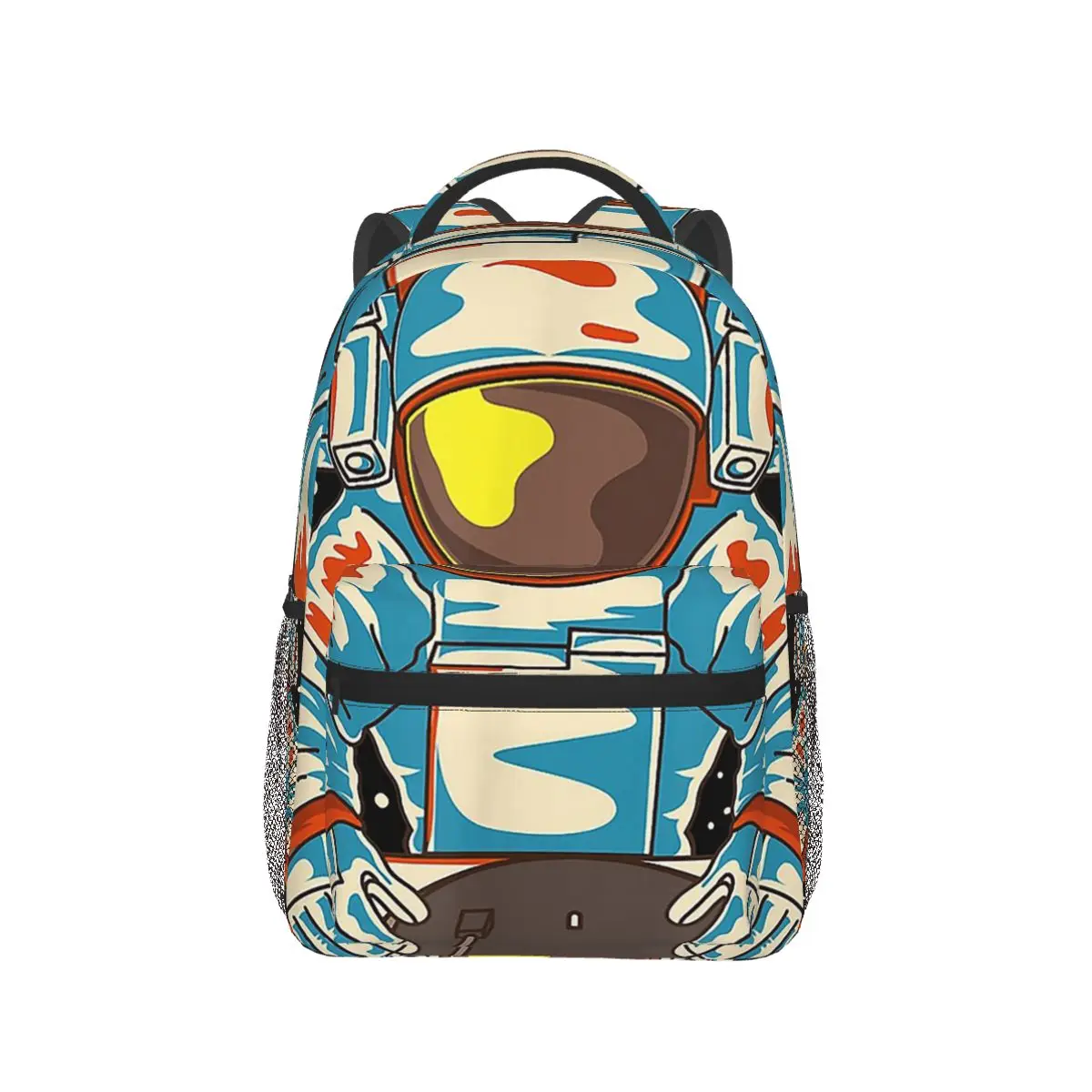 

An Astronaut DJ In Space Backpack Hot Sale Daypack Large Capacity Boys Girls BookBag School Bag Shoulder Bags for Men Women