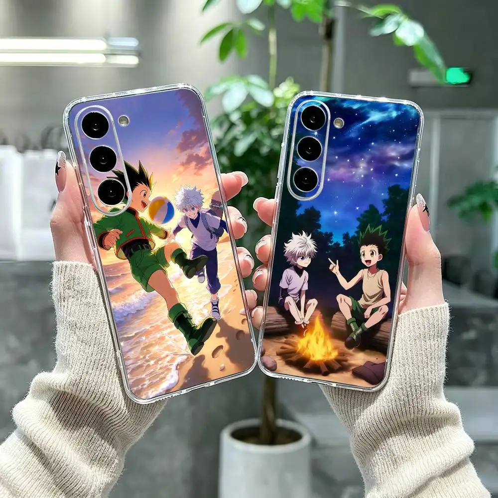 Badass Anime Killua Hunter X H-Hunter Phone Case For Samsung A71, A70, A52, A51, A40, A30, A20 Transparent Cover