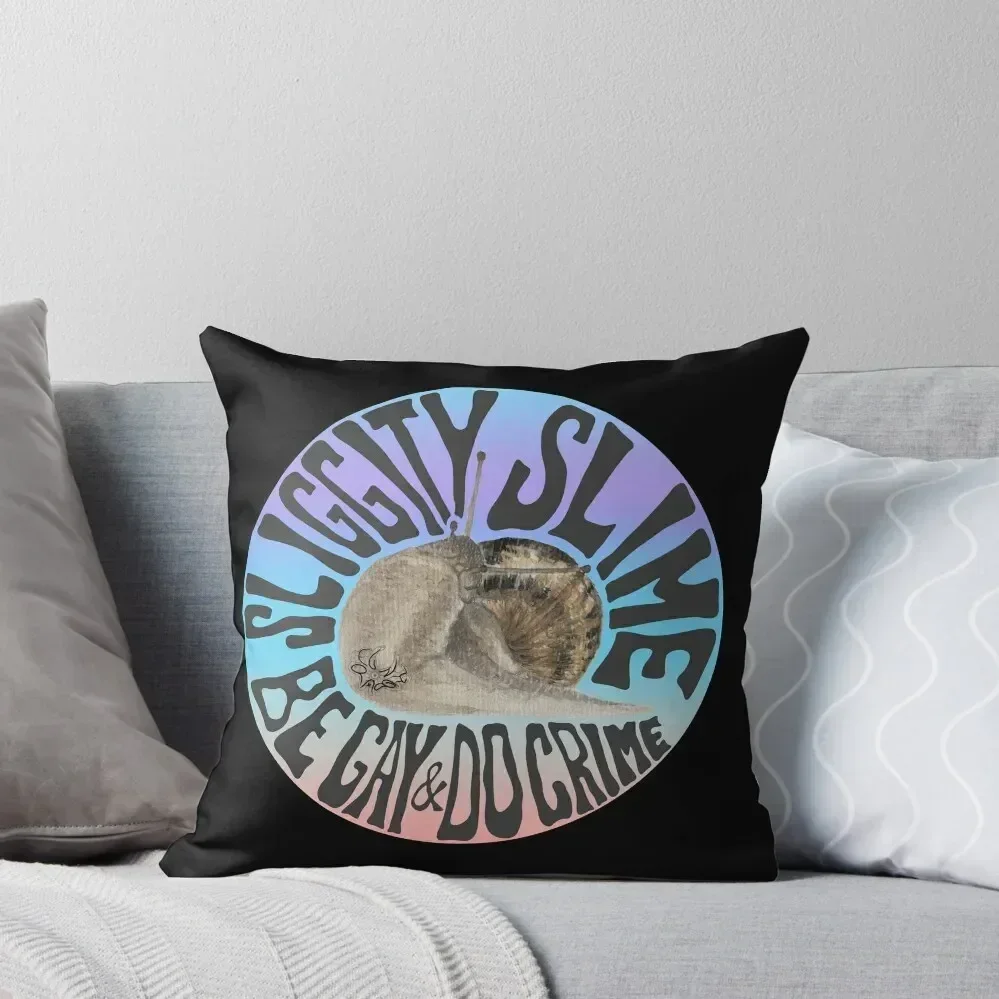 

Sliggity Slime Throw Pillow luxury covers ornamental pillows Cusions Cover christmas supplies pillow