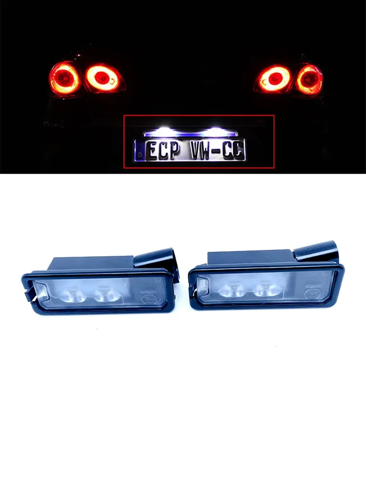 

35D943021A 1K8943021C LED License Plate Light For Beetle For VW Golf 7 MK7 Passat B7 Eos CC Scirocco 35D 943 021 A