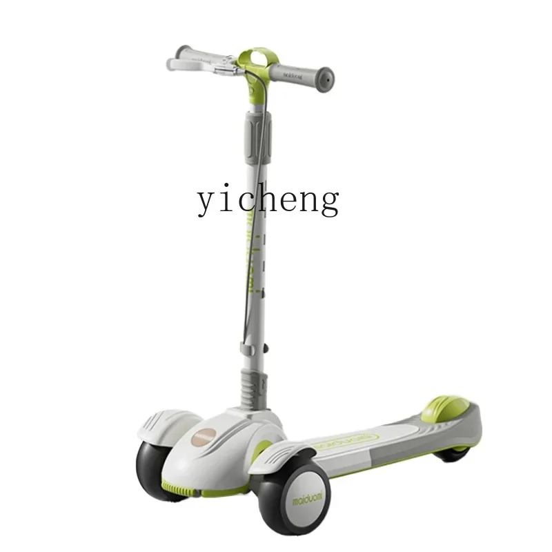 

Tqh Scooter Children 3-15 Years Old Older Boys Adult Children Folding Pedal Luge