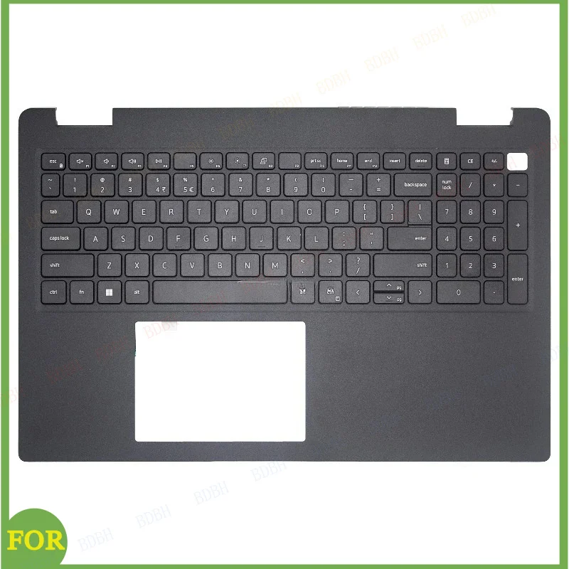 

Новый верхний корпус для ноутбука Dell Latitude 3520 E3520, клавиатура с подсветкой (US), верхняя крышка с подставкой для рук, сменный корпус 0DJP76 DJP76