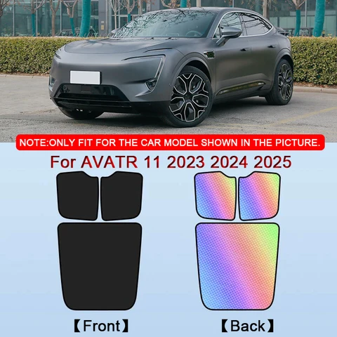 Подходит для AVATR 11 2023 2024 2025, красочный ледяной кристалл, солнцезащитный козырек на крышу автомобиля, мансардное окно, шторка, лобовое стекло, люк на крыше, аксессуар