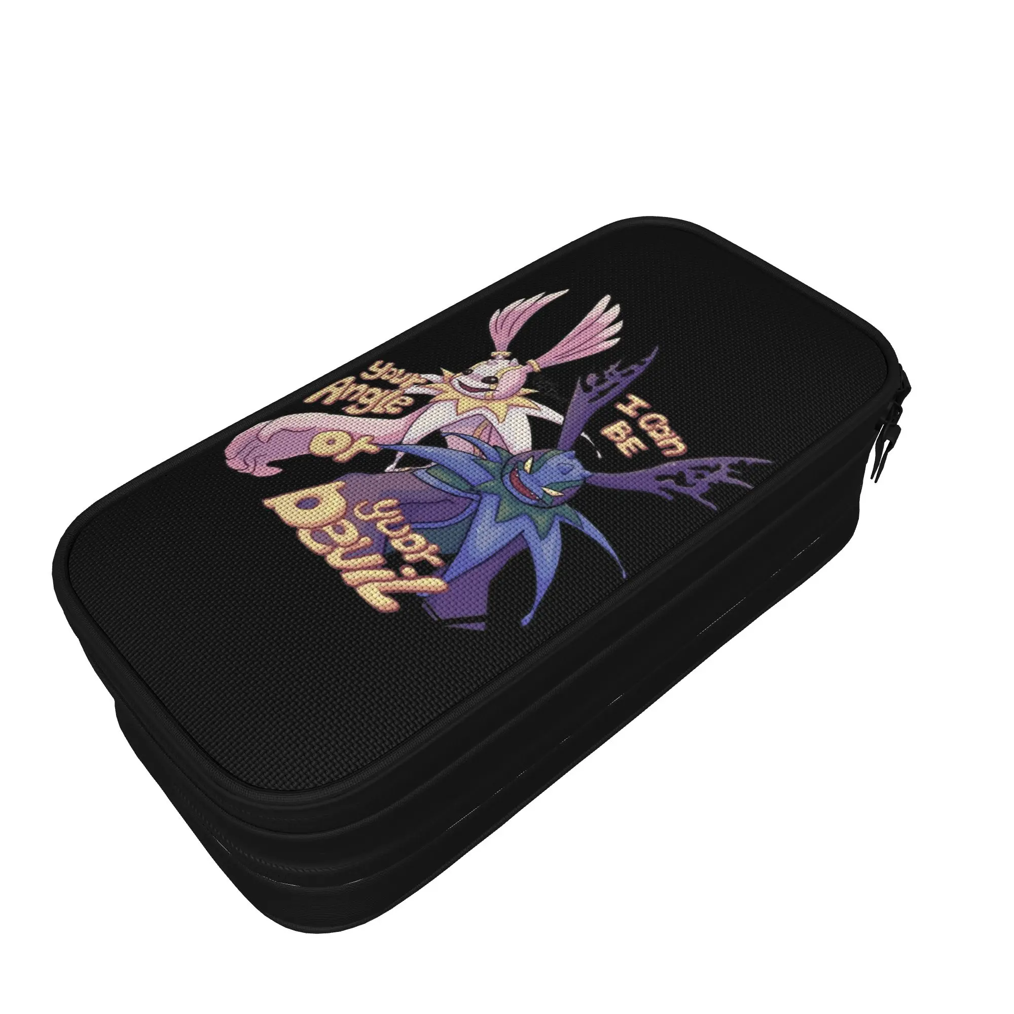 Digimon Pencil Cases Lovely  Your Angle or Yuor Devil Cherubimon Pen Holder Bags Girls Boys Students School Gift Pencilcases
