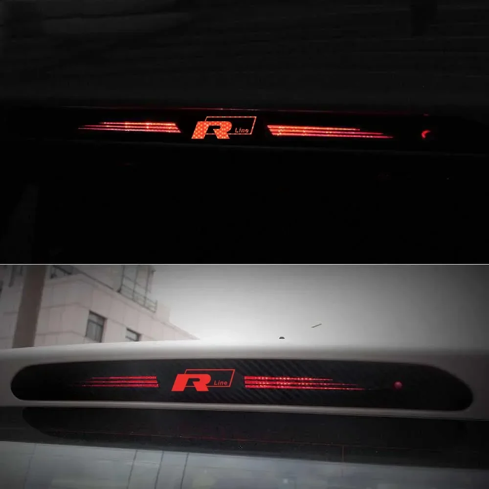 

Наклейки-декали на задний фонарь (стоп-сигнал) для Volkswagen VW R-Line Jetta GOLF 3 4 5 6 7 8 MK3, модель 2026 года, из карбона, горячая новинка