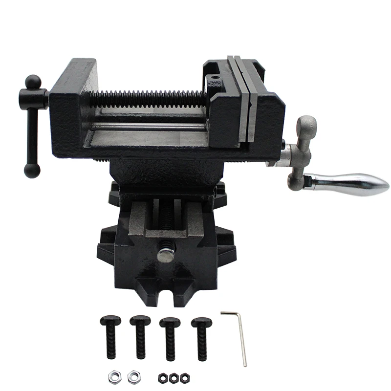 

Multi-function Precision Cross Pliers Heavy Bench Vise Household Table Clamp 4 Inch Cross Vise For Drilling And Milling Machine