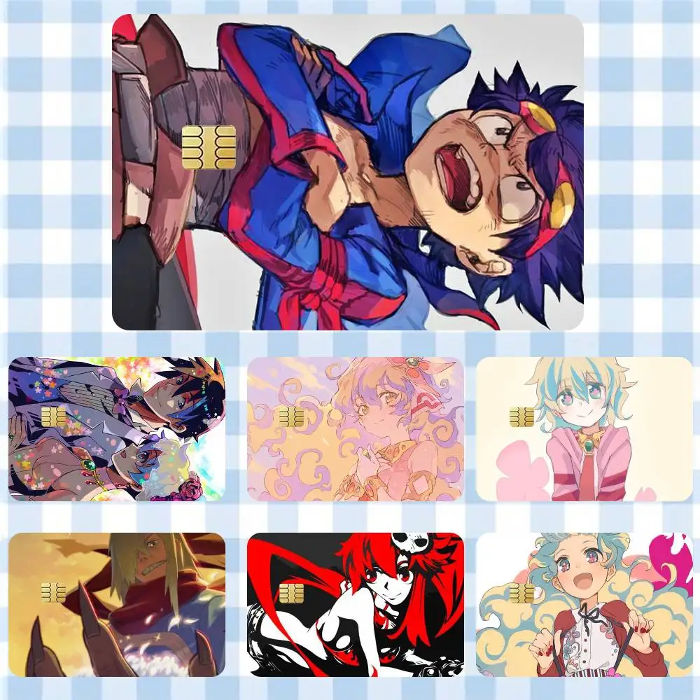 

Tengen T-Toppa Guren Ragan Sticker Film Tape Skin for Credit Card Debit Card Waterproof Stickers