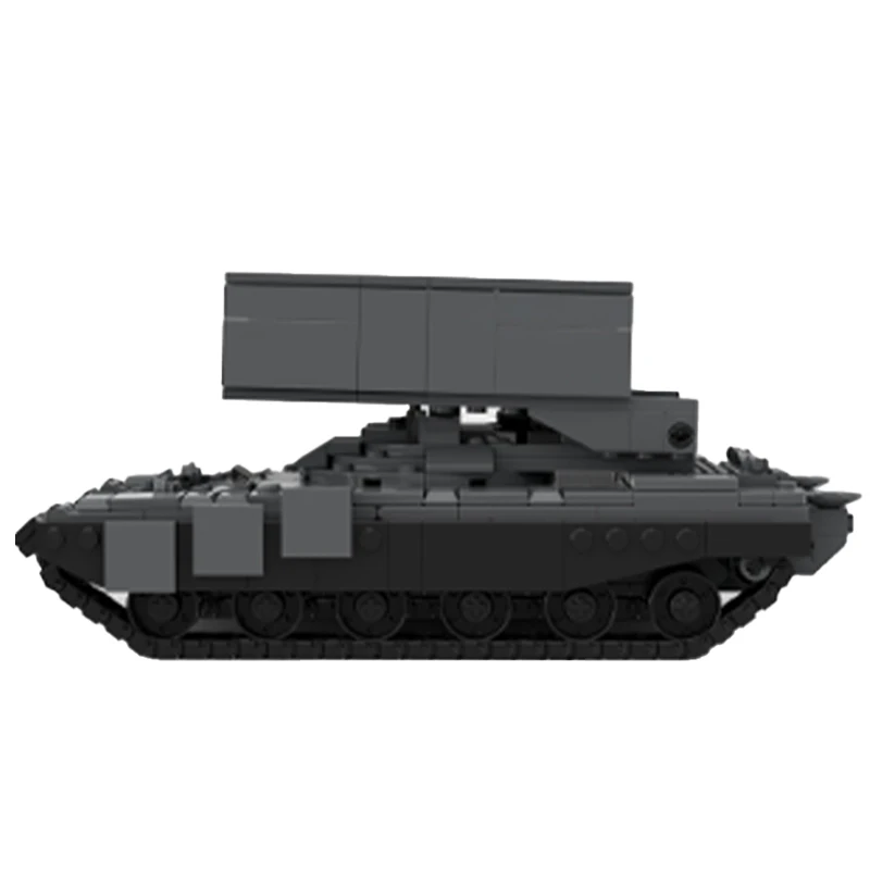 Military Vehicle Series TOS-1A MLRS Tank MOC Building Block DIY Model Puzzle Originality Education Brick Toys for Xmas Gifts