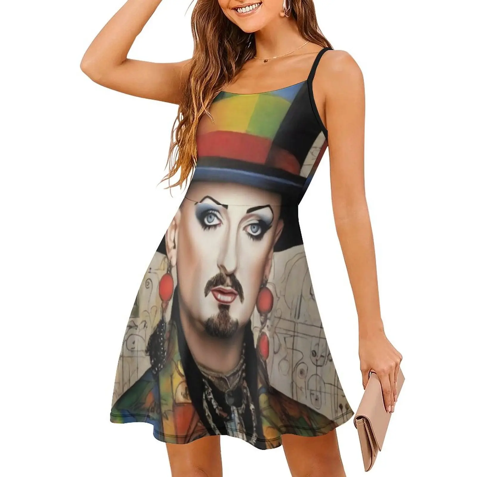 Boy George : The Art Of Unique Musical Expression Boho Chic Dress Elegant Fashion Beach Wedding Party Gown Boy George Music