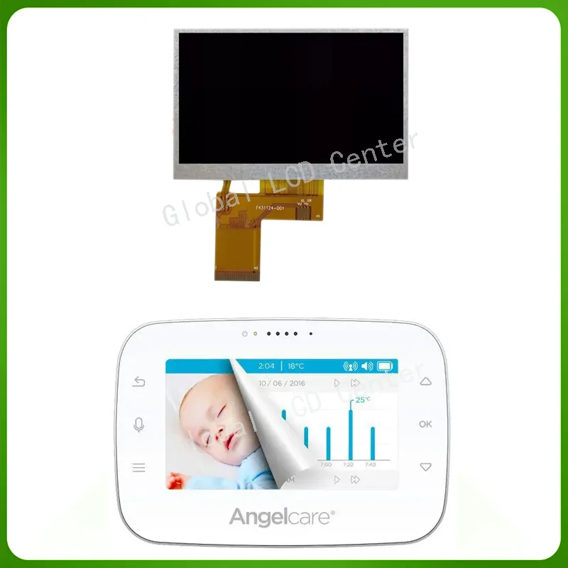 

Оригинальный 4,3-дюймовый ЖК-экран для радионяни Angelcare AC327.