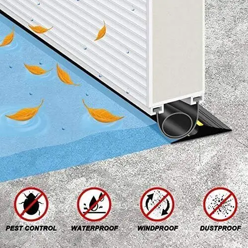 العالمي باب المرآب أسفل الختم 20FT الثقيلة المطاط السير الوقائي للخرسانة الأسفلت يبقي المطر الثلوج القوارض خارج #6