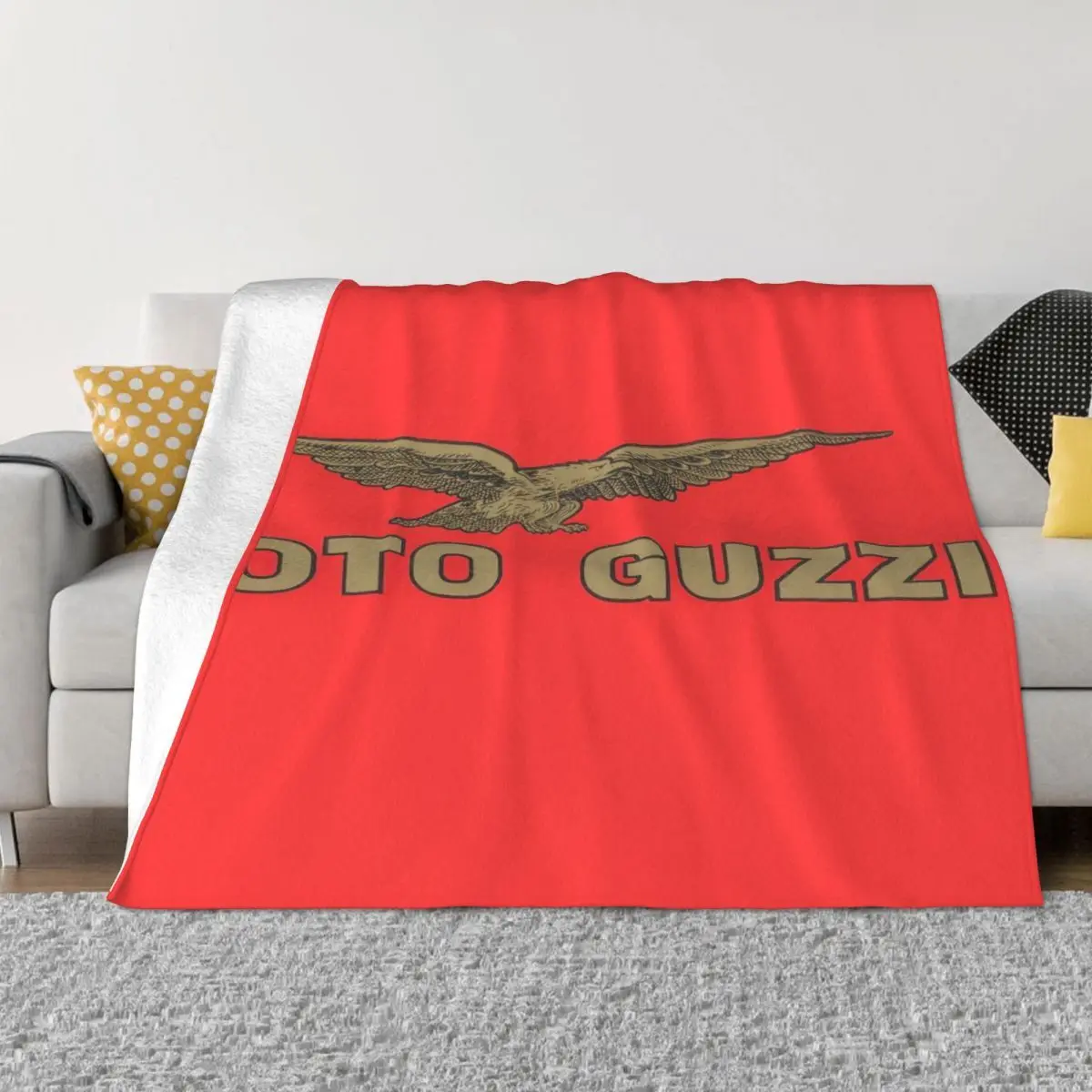 Moto Guzzi 1884 Bedroom Bed Blanket Thin Wadding Blanket Throw Blanket