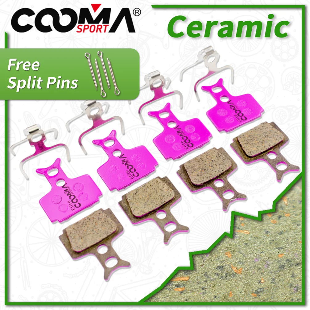 4 Pairs Ceramic Disc Brake Pads for Formula Cura R1R R1 RO RX T1 C1 Mega Caliper, Elite Class