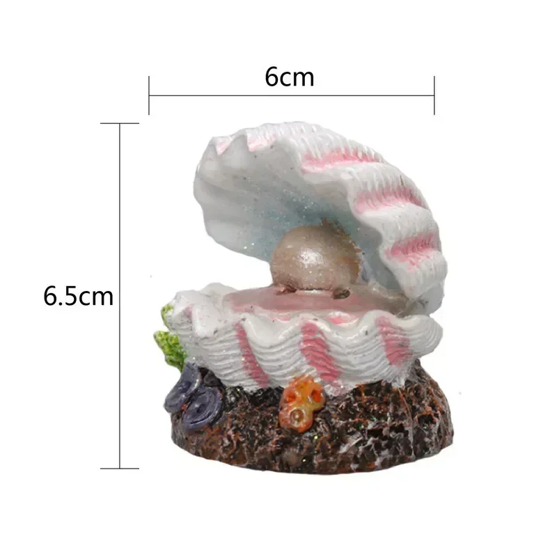 Pearl Shell Air Bubble Stone Fish Tank Decoration Aquarium Decor Air Stone  Air Pump Bubbler Ornament