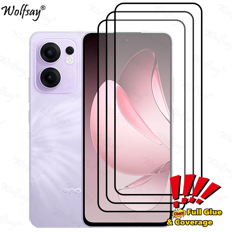 Full Cover Glue Screen Protector For Oppo Reno 13F Tempered Glass Oppo Reno13 F 5G Glass For Oppo Reno 13F 5G Glass 6.67 inch