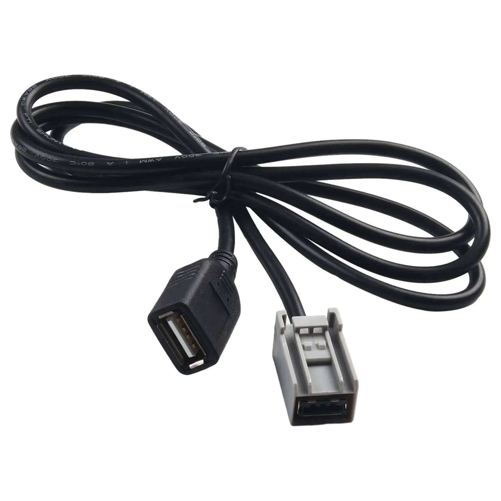 New Cable Female Cable Read Flash Drives 60CM USB2.0 Black Charges The Device Fit 2008 Onwards For Honda/Civic