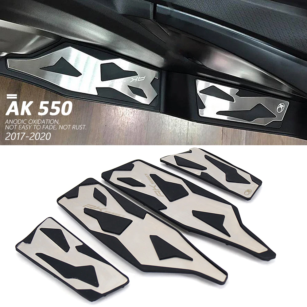 2017 2018 2019 2020 Motorcycle Footrest Foot Pegs Pedal Footboard Plate Footpad For KYMCO AK550 ak550 AK 550