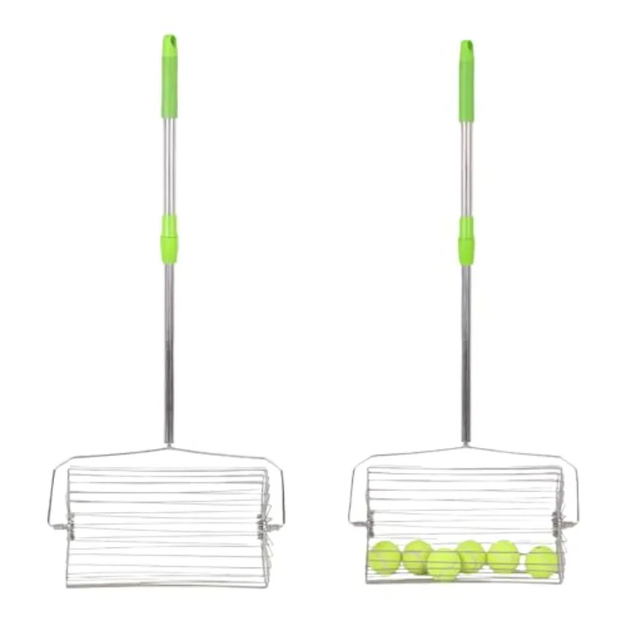 

Tennis Ball Picker Retractable Metal Tennis Ball Retriever Roller Ball Picker Suitable for Tennis Pickleball Golf