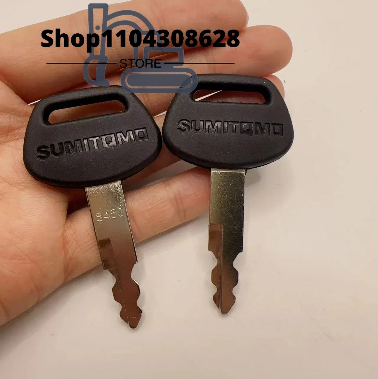 20PCS/10PCS/5PCS/1PC S450 Excavator Start Key for SUMITOMO SH130 200 210 240 A1A2 Side Door Key Ignition Switch Key