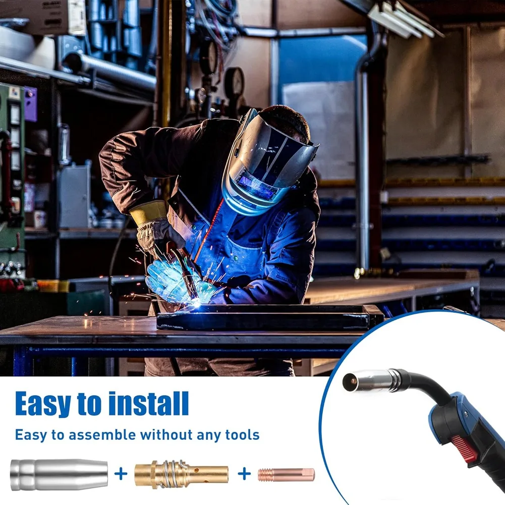 

【LAST CHANCE】MIG/ Welding Accessories Set MIG Contact Tips For MIG Welding Torch MB15AK