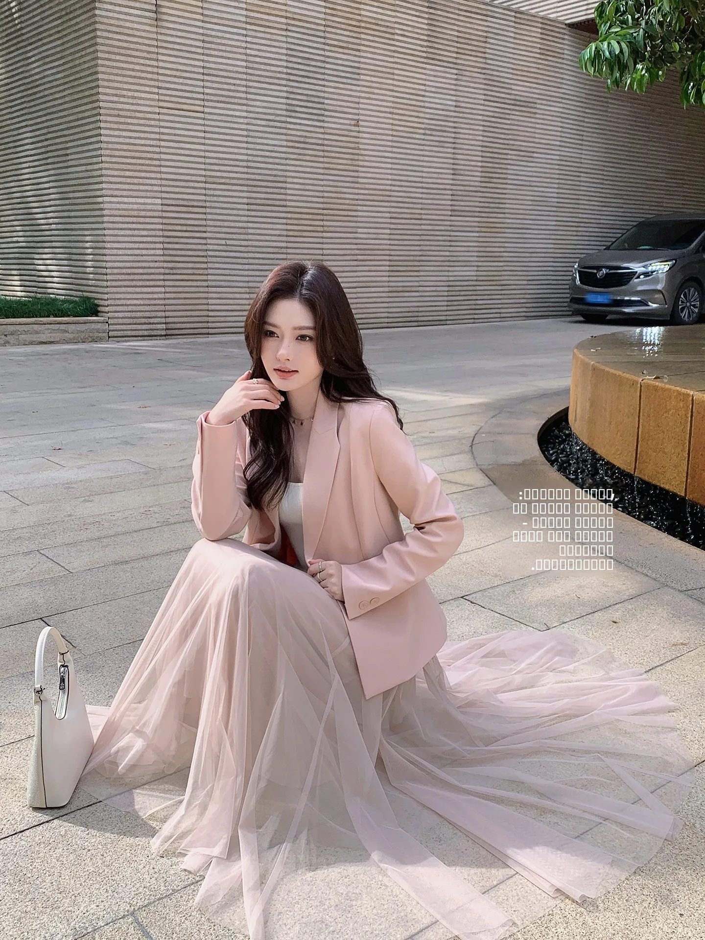 

Женский розовый повседневный пиджак Ms.Daoge: модный приталенный жакет на одной пуговице с зауженной талией для офиса, из полиэфирного волокна, весна